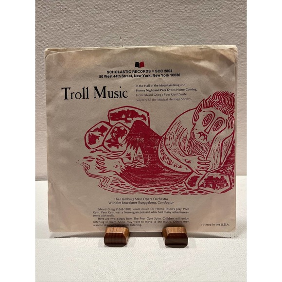 1970’s Scholastic Records John Henry Three Billy Goats Old Lady 33 1/3 RPM Lot - Picture 8 of 11